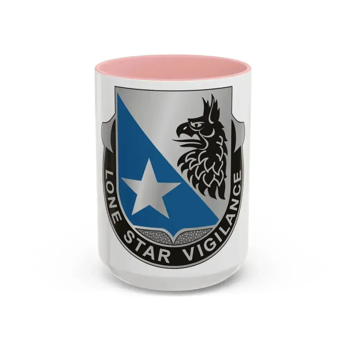 649 Military Intelligence Battalion (U.S. Army) Accent Coffee Mug 15oz Pink - Go Mug Yourself