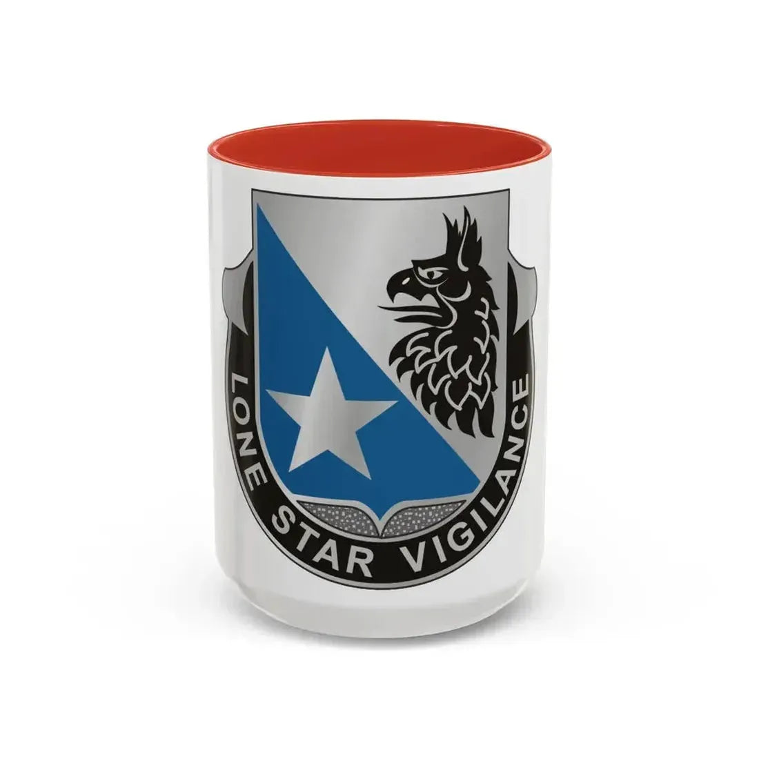 649 Military Intelligence Battalion (U.S. Army) Accent Coffee Mug 15oz Red - Go Mug Yourself