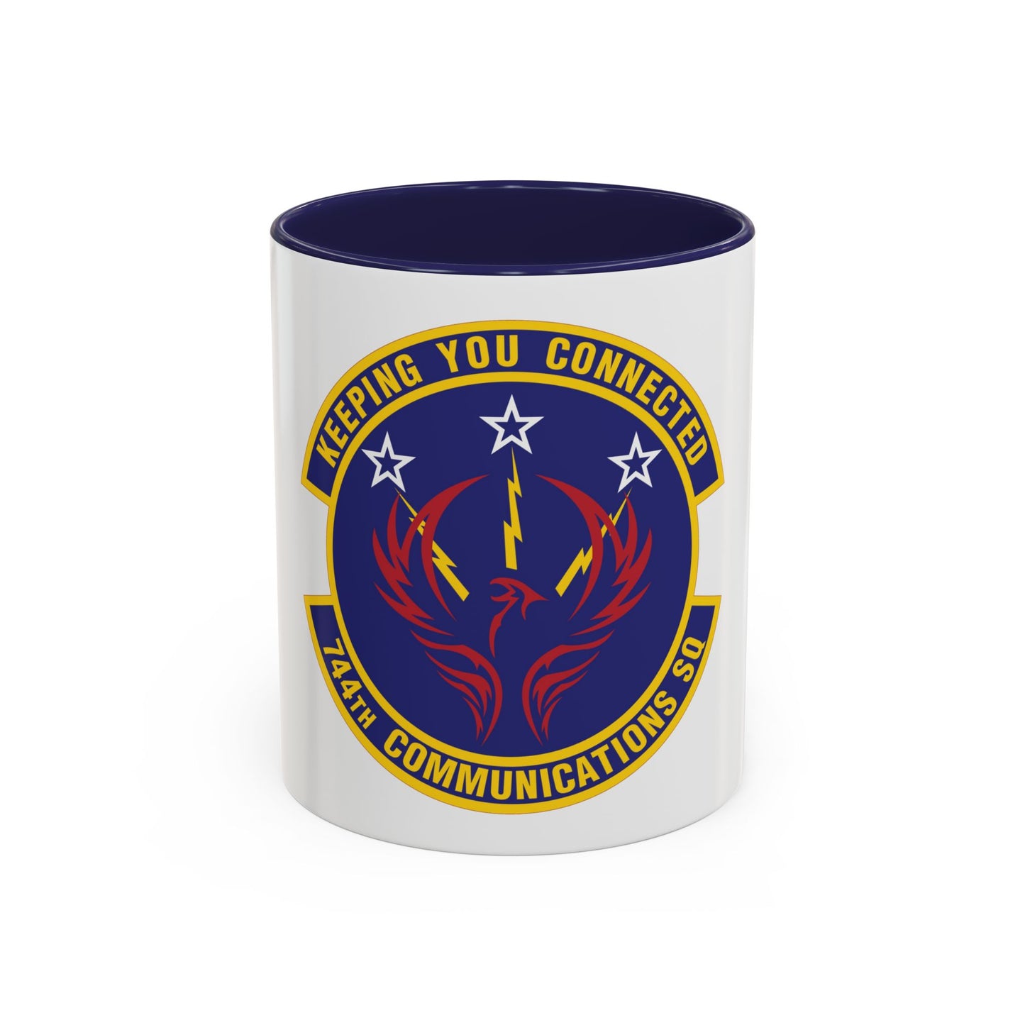 744th Communications Squadron (U.S. Air Force) Accent Coffee Mug