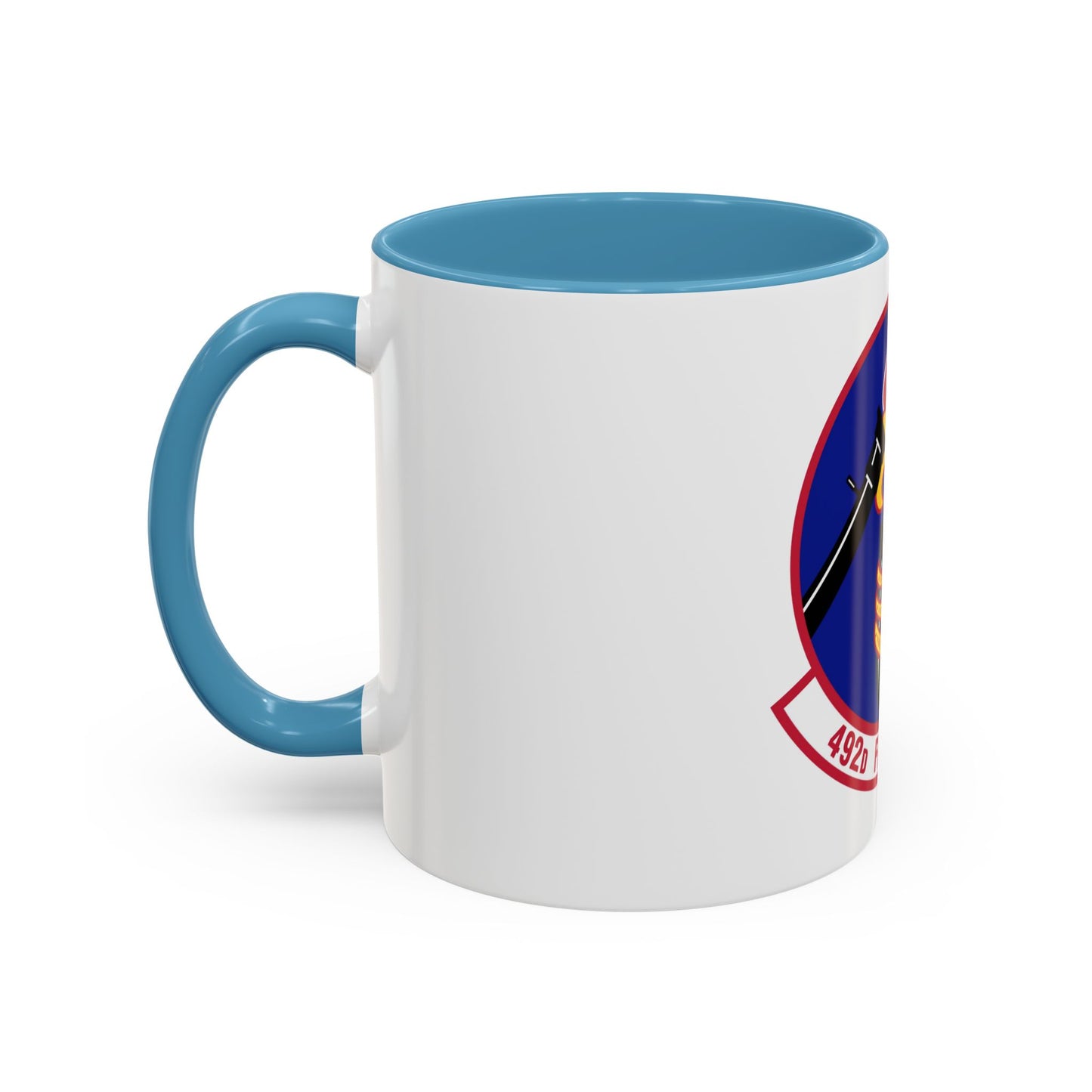 492d Fighter Squadron (U.S. Air Force) Accent Coffee Mug