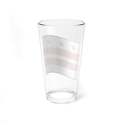 Nuvola Washington D.C. Flag (United States) Pint Glass 16oz