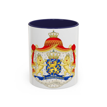 Royal coat of arms of the Netherlands (1815-1907) - Accent Coffee Mug
