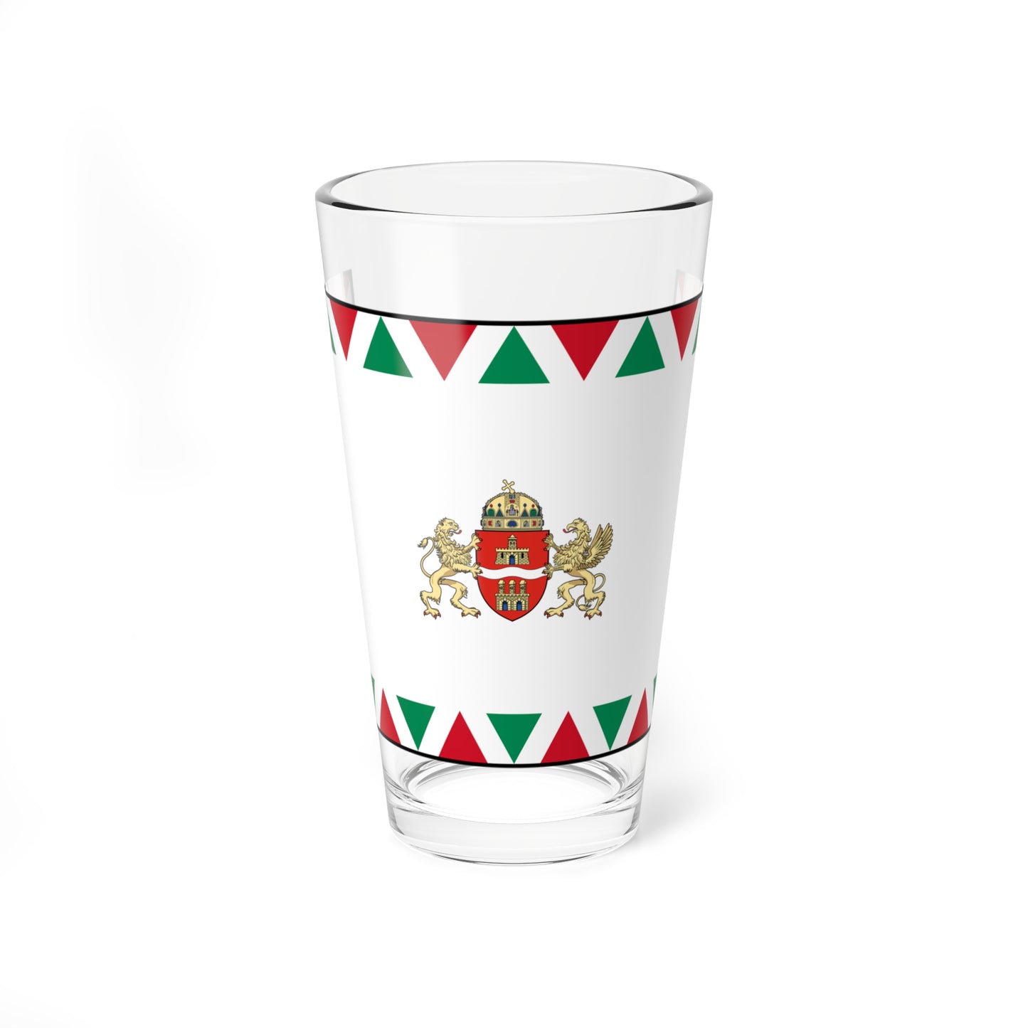 Flag Hungary Town Budapest (Hungary) Pint Glass 16oz