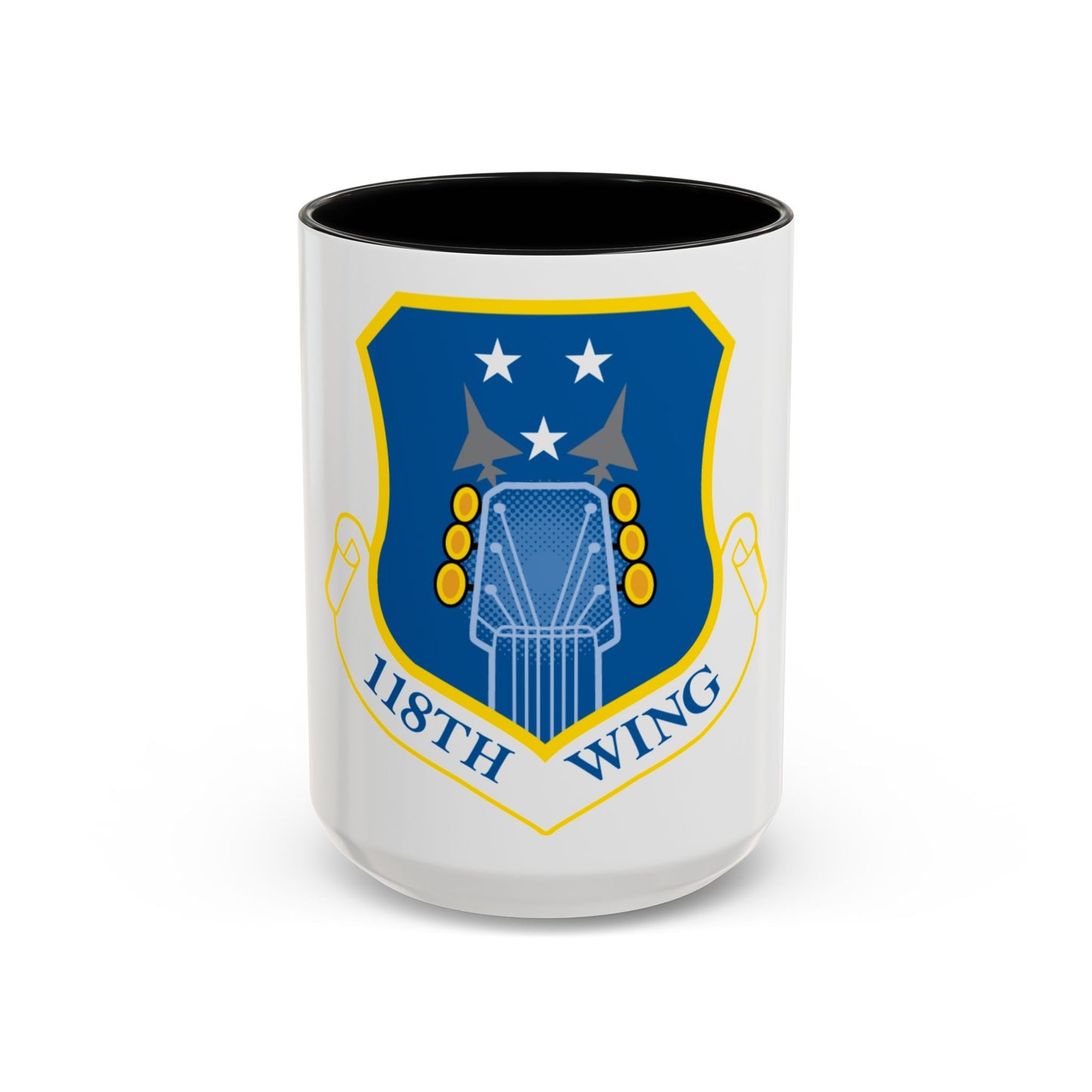 118th Wing ANG (U.S. Air Force) Accent Coffee Mug