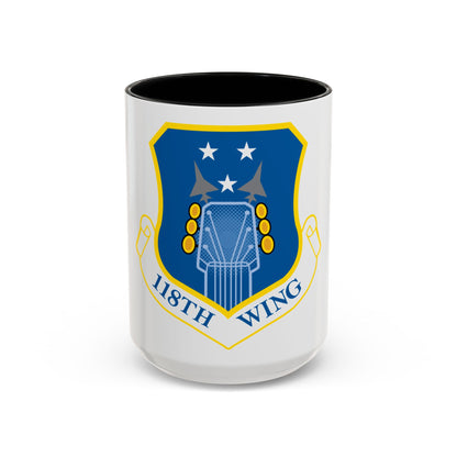 118th Wing ANG (U.S. Air Force) Accent Coffee Mug