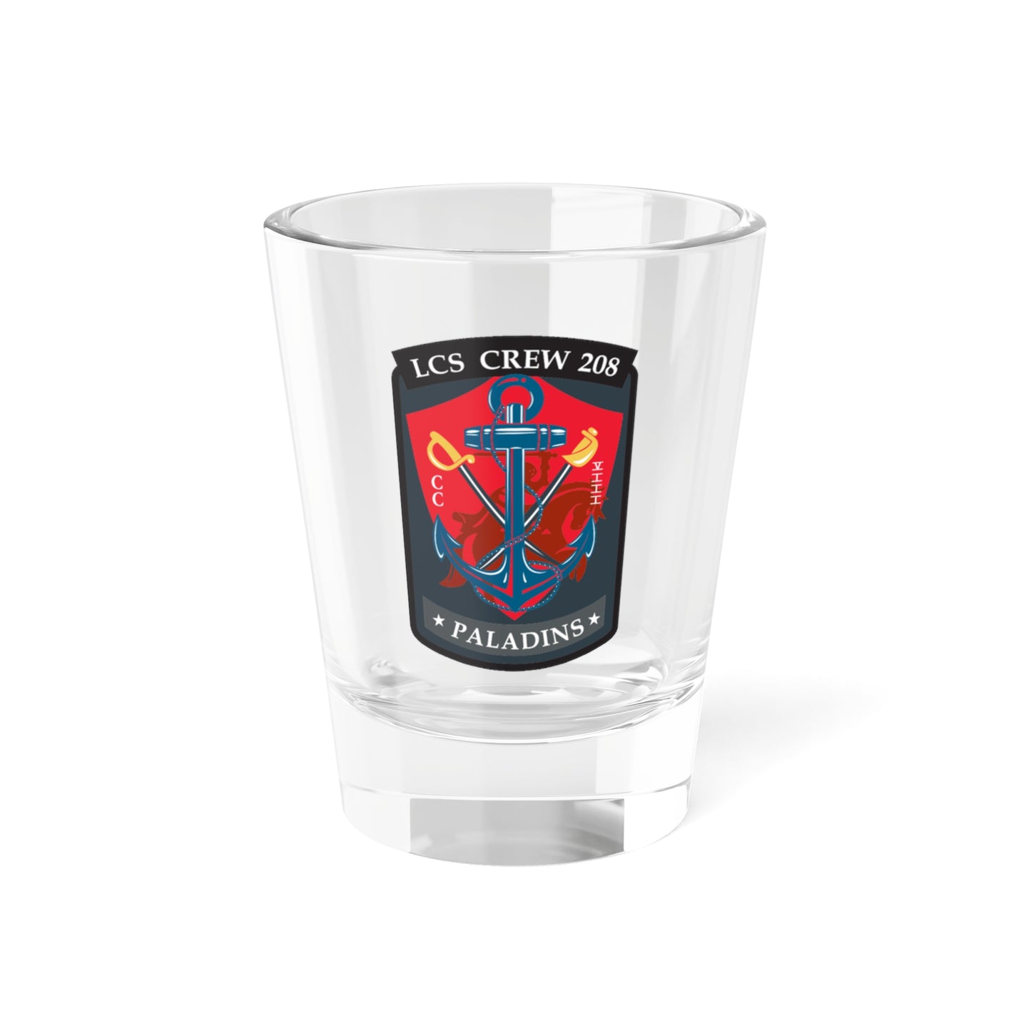 LCS CREW 208 (U.S. Navy) Shot Glass 1.5oz