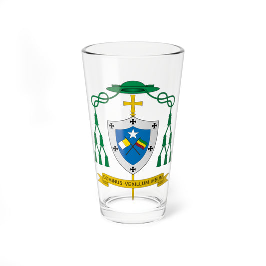 Escudo de Clímaco Zarauz Carrillo (Spain) (Coat of Arms) Pint Glass 16oz