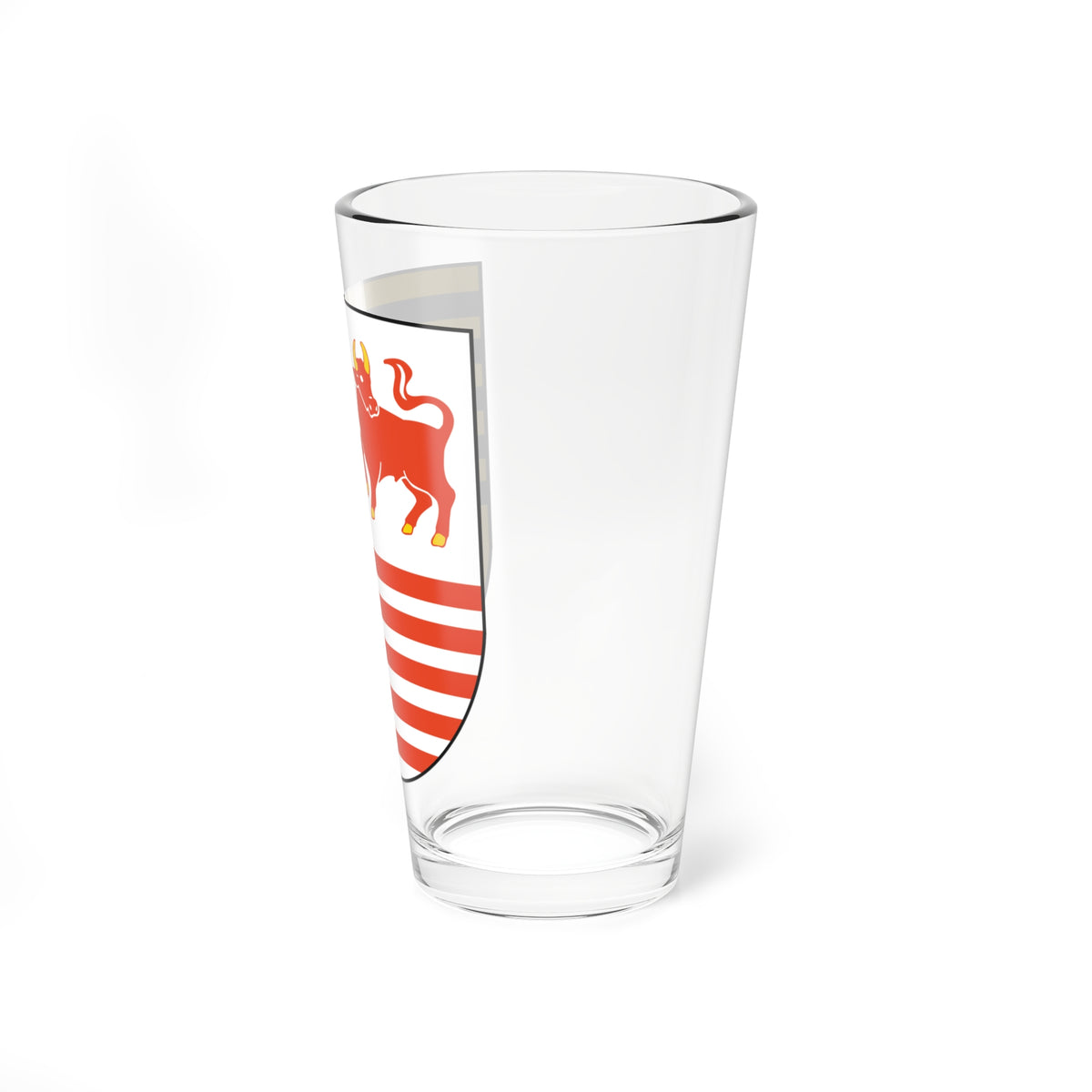 Wappen des Landkreises Elbe-Elster (Germany) (Coat of Arms) Pint Glass 16oz