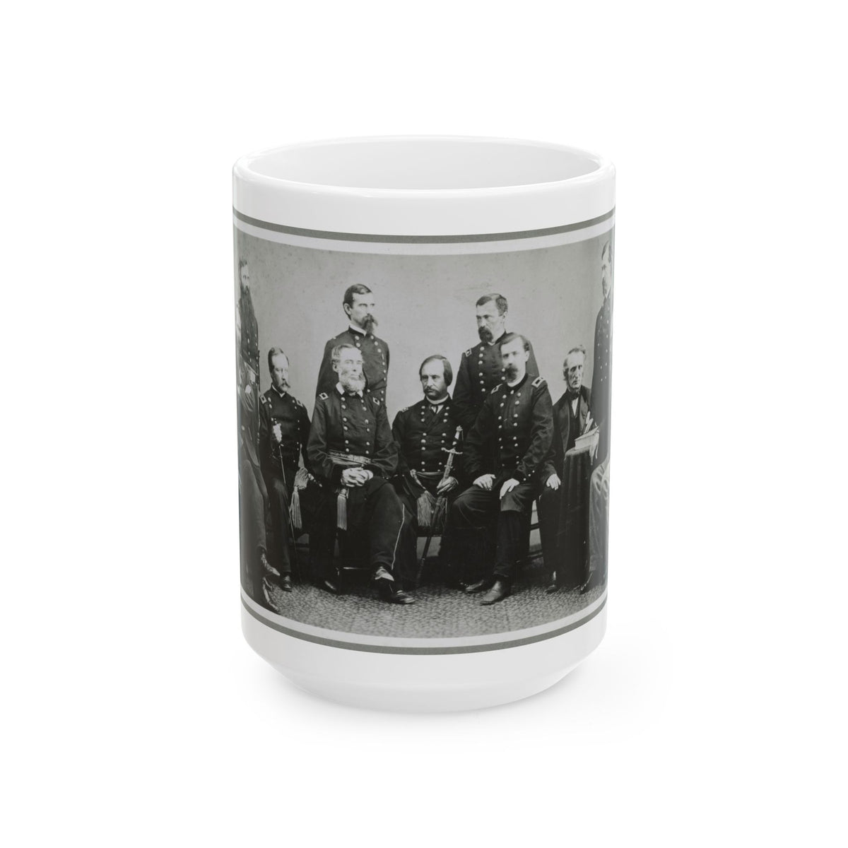 Board Which Tried Lincoln Conspirators (U.S. Civil War) White Coffee Mug