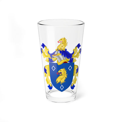 Coat of Arms of William Dandridge (United States) (Coat of Arms) Pint Glass 16oz