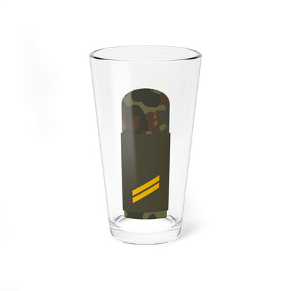 MA OG5 13 Obergefreiter L (Military Rank) Pint Glass 16oz
