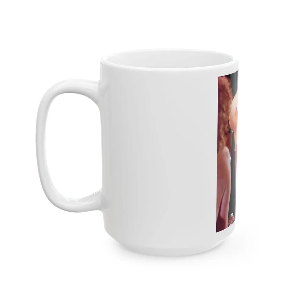 Linda Blair #138 - Partially Topless (Vintage Female Icon) White Coffee Mug-Go Mug Yourself