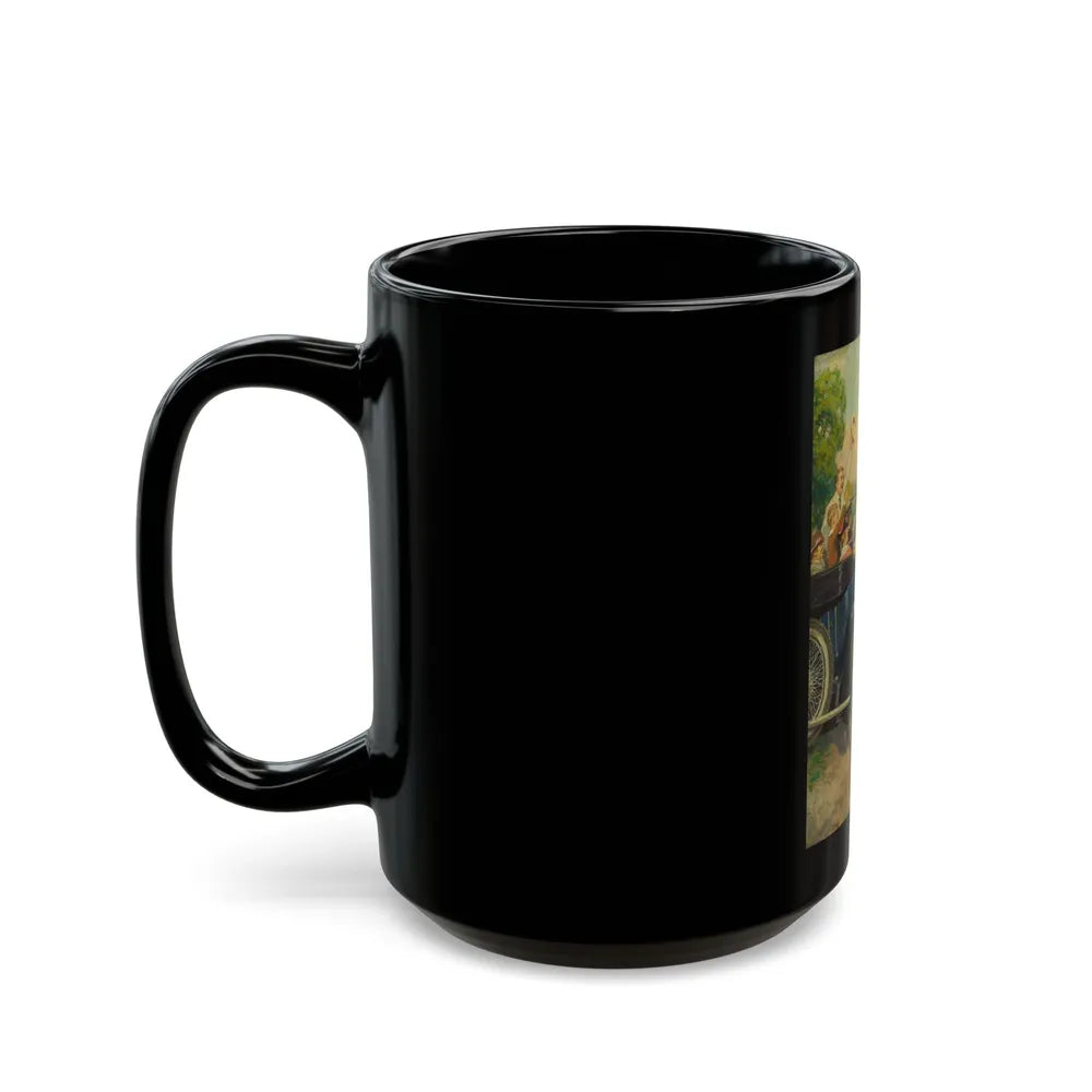 Everybody Happy - Black Coffee Mug-Go Mug Yourself