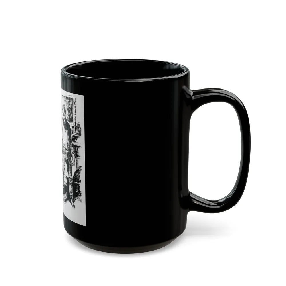 Comanche Kid, Adventure Magazine, 1937 - Black Coffee Mug-Go Mug Yourself