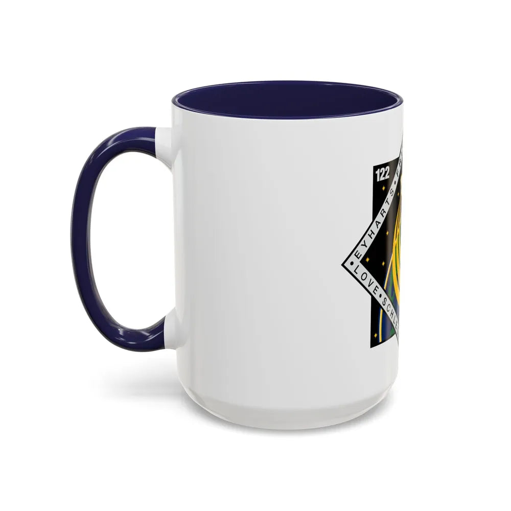 STS 122 (NASA) Accent Coffee Mug-Go Mug Yourself