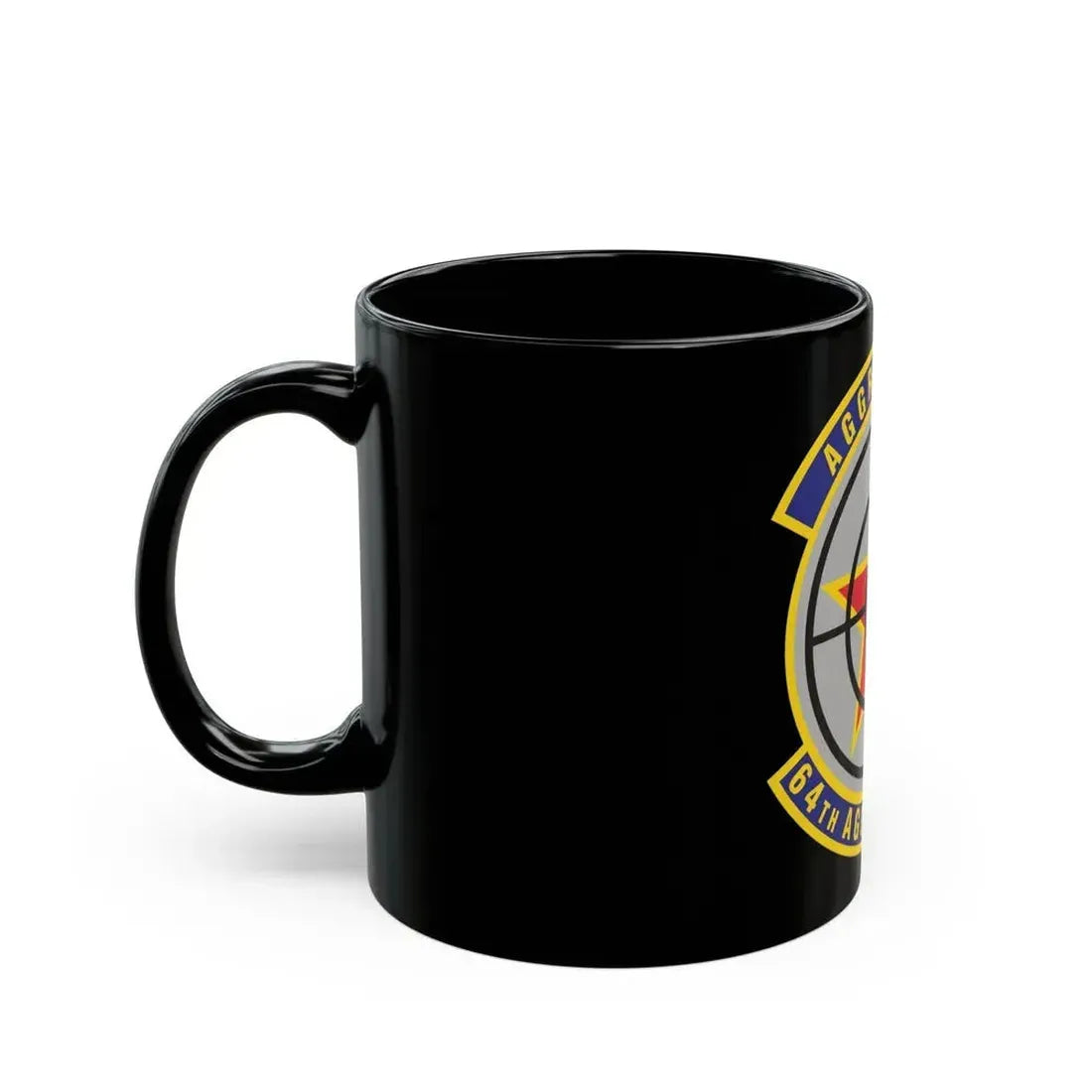 64th Aggressor Squadron (U.S. Air Force) Black Coffee Mug - Go Mug Yourself