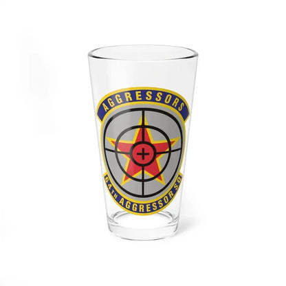 64th Aggressor Squadron (U.S. Air Force) Pint Glass 16oz 16oz - Go Mug Yourself