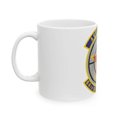 64th Aggressor Squadron (U.S. Air Force) White Coffee Mug - Go Mug Yourself