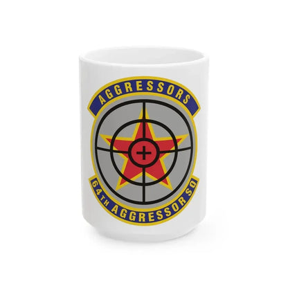 64th Aggressor Squadron (U.S. Air Force) White Coffee Mug - Go Mug Yourself