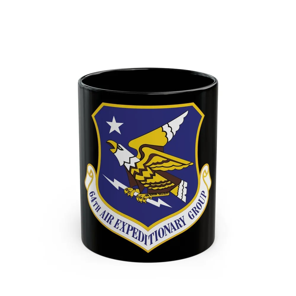 64th Air Expeditionary Group (U.S. Air Force) Black Coffee Mug-11oz-Go Mug Yourself