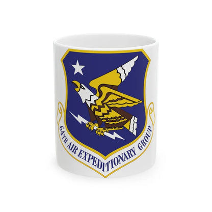 64th Air Expeditionary Group (U.S. Air Force) White Coffee Mug-11oz-Go Mug Yourself