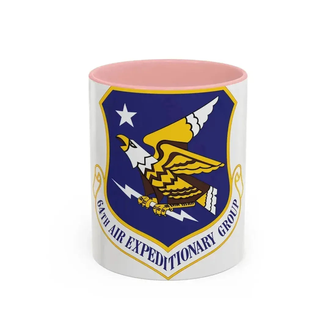 64th Air Expeditionary Group (U.S. Air Force) Accent Coffee Mug 11oz Pink - Go Mug Yourself