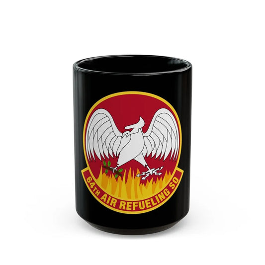 64th Air Refueling Squadron (U.S. Air Force) Black Coffee Mug-15oz-Go Mug Yourself