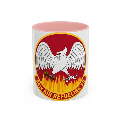 64th Air Refueling Squadron (U.S. Air Force) Accent Coffee Mug 11oz Pink - Go Mug Yourself