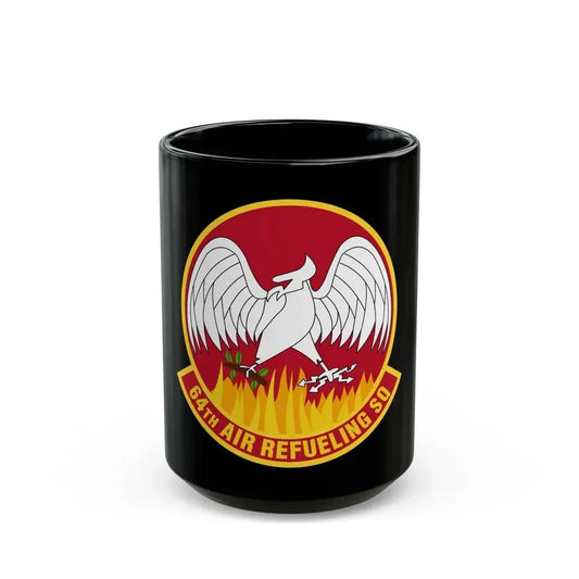 64th Air Refueling Squadron (U.S. Air Force) Black Coffee Mug 15oz - Go Mug Yourself