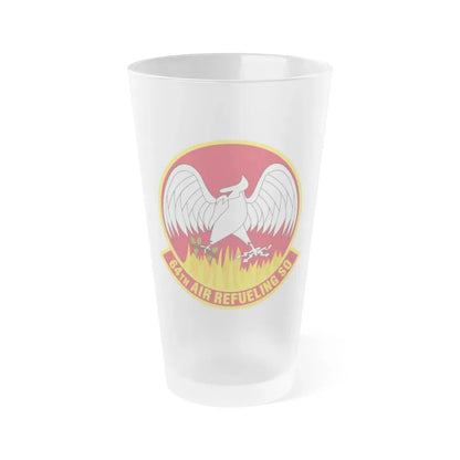 64th Air Refueling Squadron (U.S. Air Force) Frosted Pint Glass 16oz Default Title - Go Mug Yourself