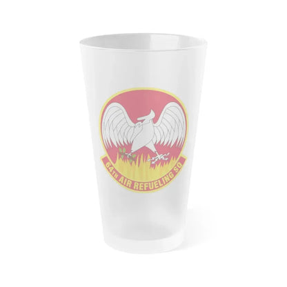 64th Air Refueling Squadron (U.S. Air Force) Frosted Pint Glass 16oz Default Title - Go Mug Yourself