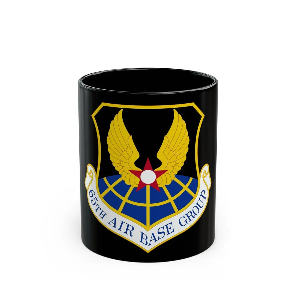 65 Air Base Group USAFE (U.S. Air Force) Black Coffee Mug-11oz-Go Mug Yourself