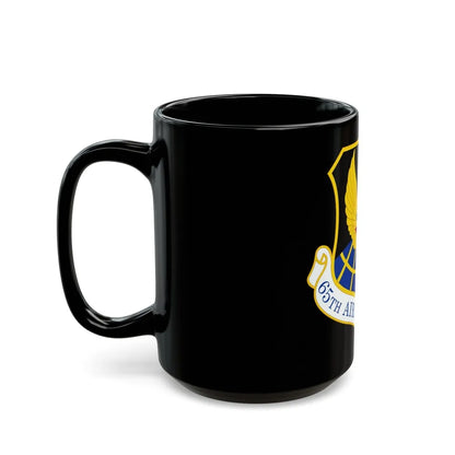 65 Air Base Group USAFE (U.S. Air Force) Black Coffee Mug-Go Mug Yourself