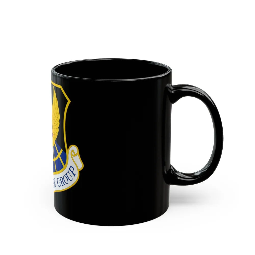 65 Air Base Group USAFE (U.S. Air Force) Black Coffee Mug-Go Mug Yourself