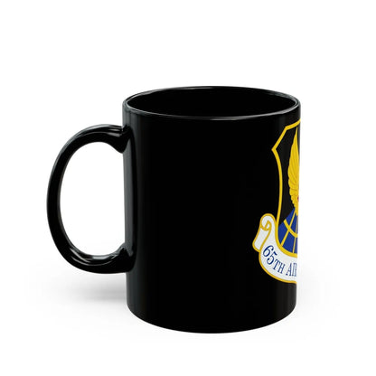 65 Air Base Group USAFE (U.S. Air Force) Black Coffee Mug-Go Mug Yourself