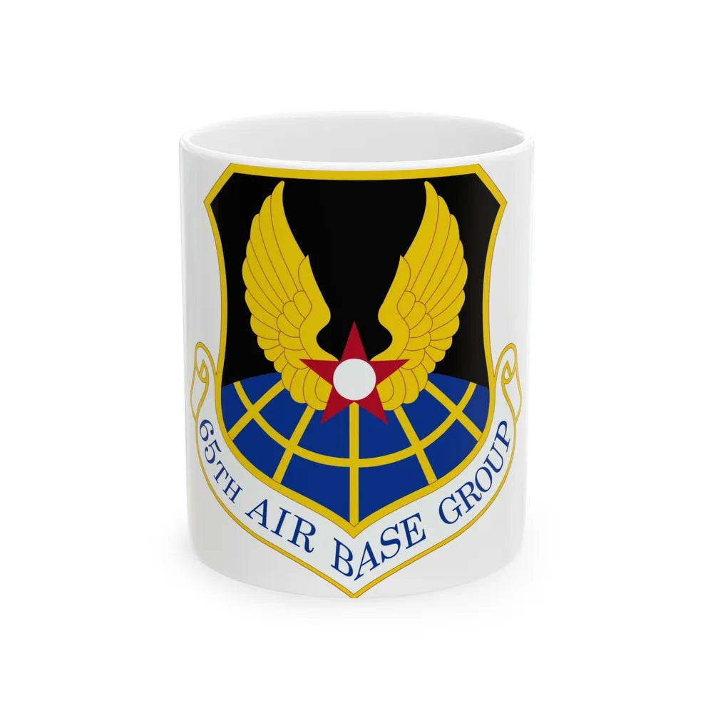 65 Air Base Group USAFE (U.S. Air Force) White Coffee Mug-11oz-Go Mug Yourself