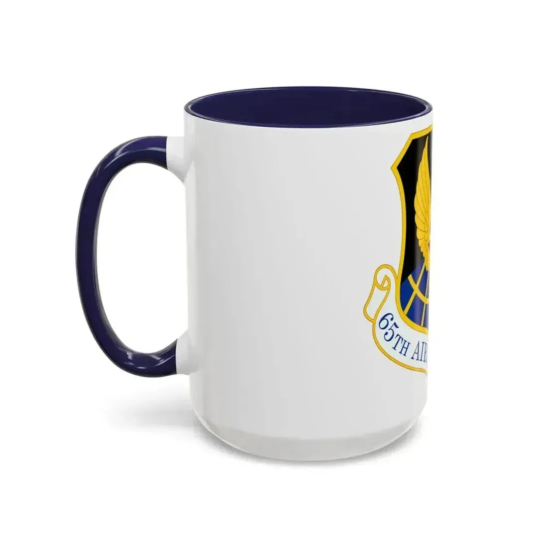 65 Air Base Group USAFE (U.S. Air Force) Accent Coffee Mug - Go Mug Yourself