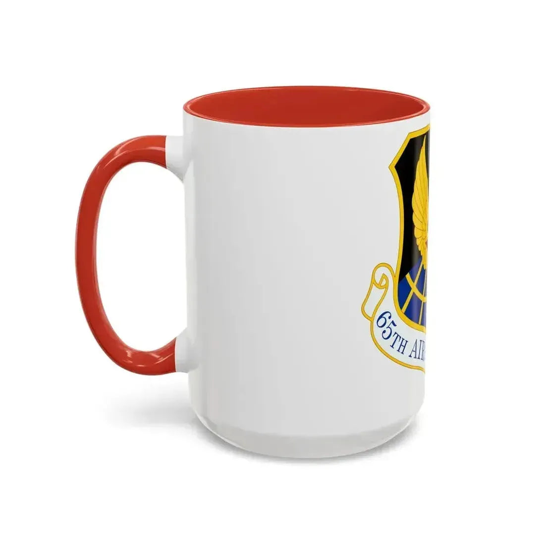 65 Air Base Group USAFE (U.S. Air Force) Accent Coffee Mug - Go Mug Yourself