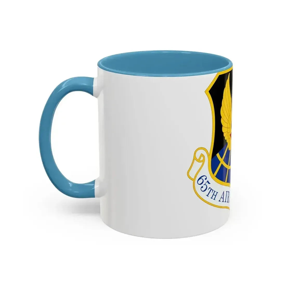 65 Air Base Group USAFE (U.S. Air Force) Accent Coffee Mug - Go Mug Yourself