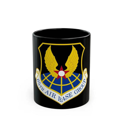 65 Air Base Group USAFE (U.S. Air Force) Black Coffee Mug 11oz - Go Mug Yourself