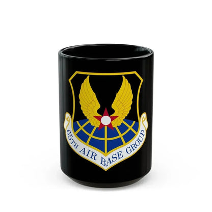 65 Air Base Group USAFE (U.S. Air Force) Black Coffee Mug 15oz - Go Mug Yourself