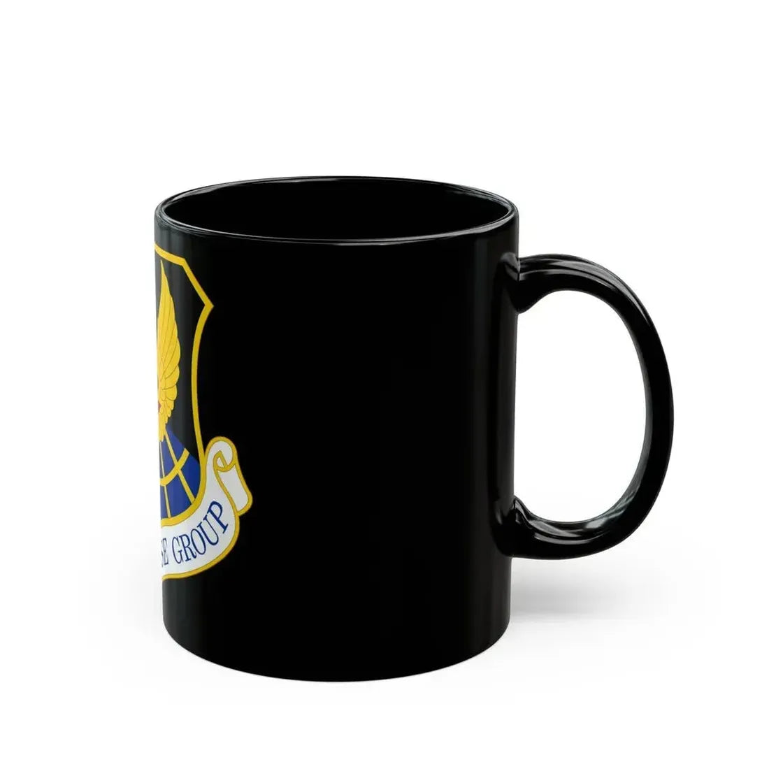 65 Air Base Group USAFE (U.S. Air Force) Black Coffee Mug - Go Mug Yourself