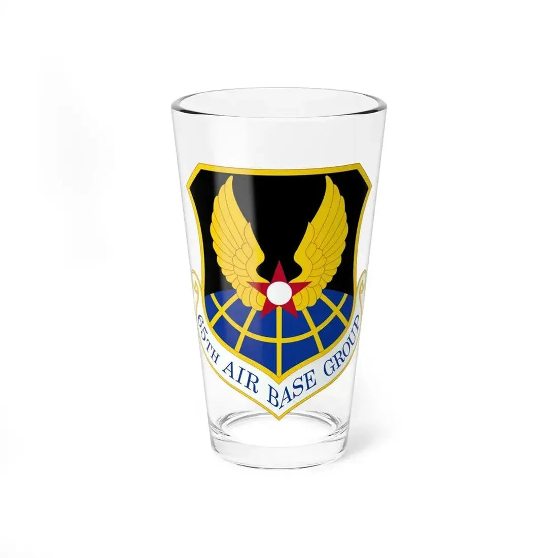 65 Air Base Group USAFE (U.S. Air Force) Pint Glass 16oz 16oz - Go Mug Yourself
