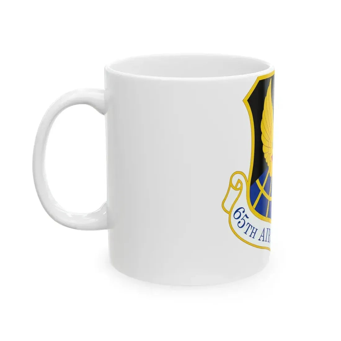 65 Air Base Group USAFE (U.S. Air Force) White Coffee Mug - Go Mug Yourself