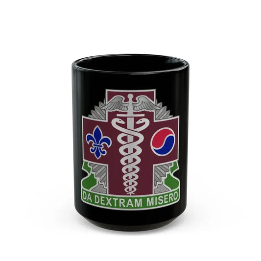 65 Medical Brigade 2 (U.S. Army) Black Coffee Mug 15oz - Go Mug Yourself