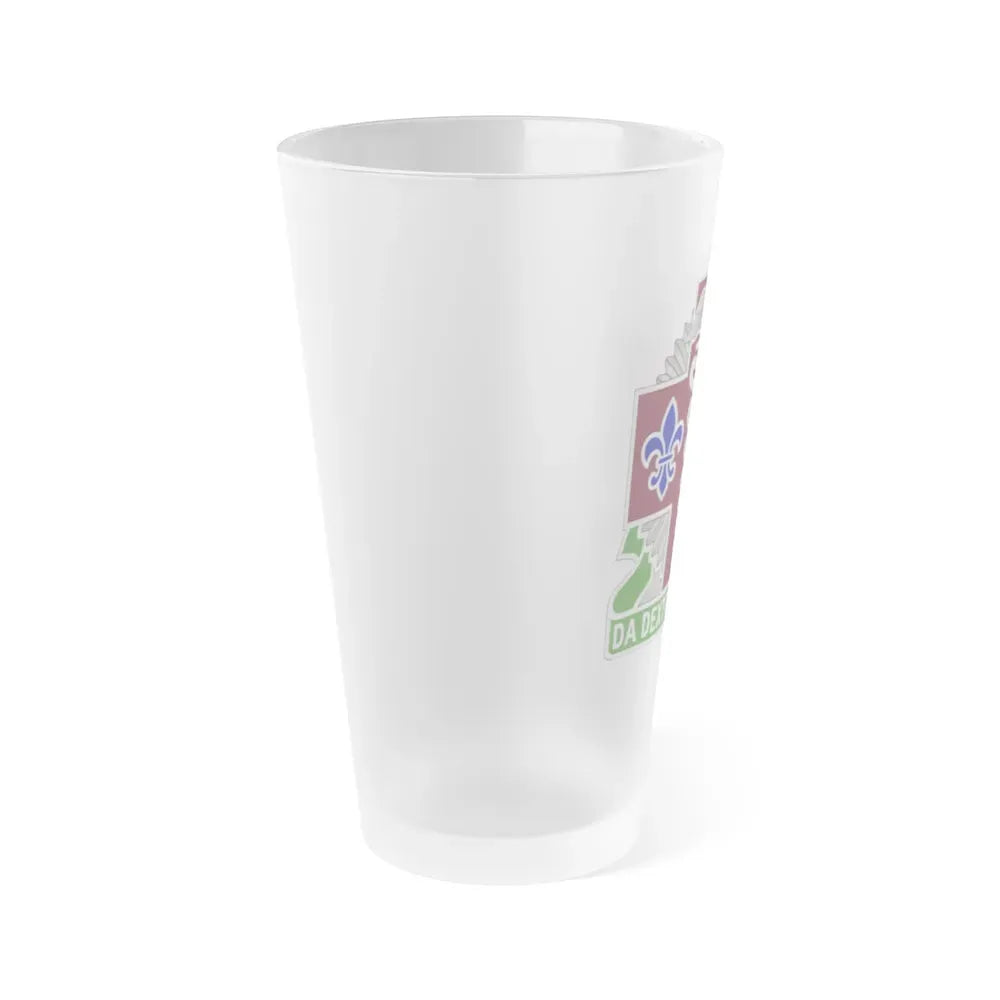 65 Medical Brigade 2 (U.S. Army) Frosted Pint Glass 16oz - Go Mug Yourself