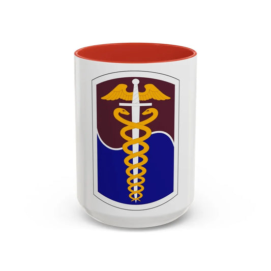 65 Medical Brigade (U.S. Army) Accent Coffee Mug-15oz-Pink-Go Mug Yourself