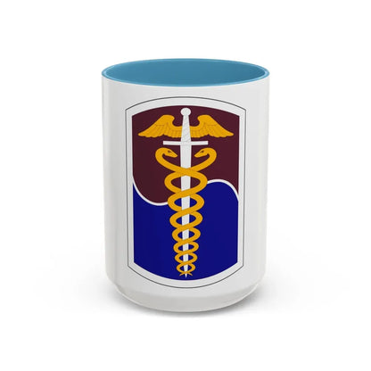 65 Medical Brigade (U.S. Army) Accent Coffee Mug 15oz Light Blue - Go Mug Yourself