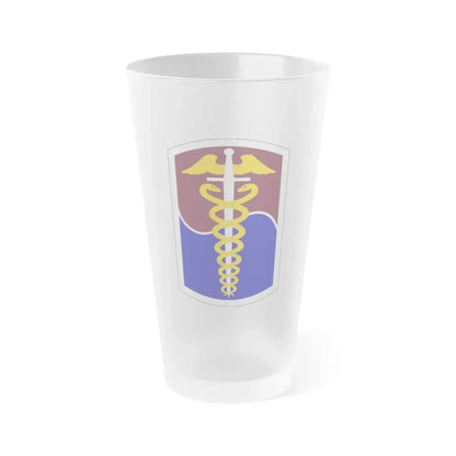 65 Medical Brigade (U.S. Army) Frosted Pint Glass 16oz Default Title - Go Mug Yourself