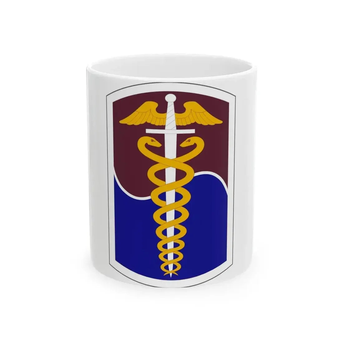 65 Medical Brigade (U.S. Army) White Coffee Mug - Go Mug Yourself